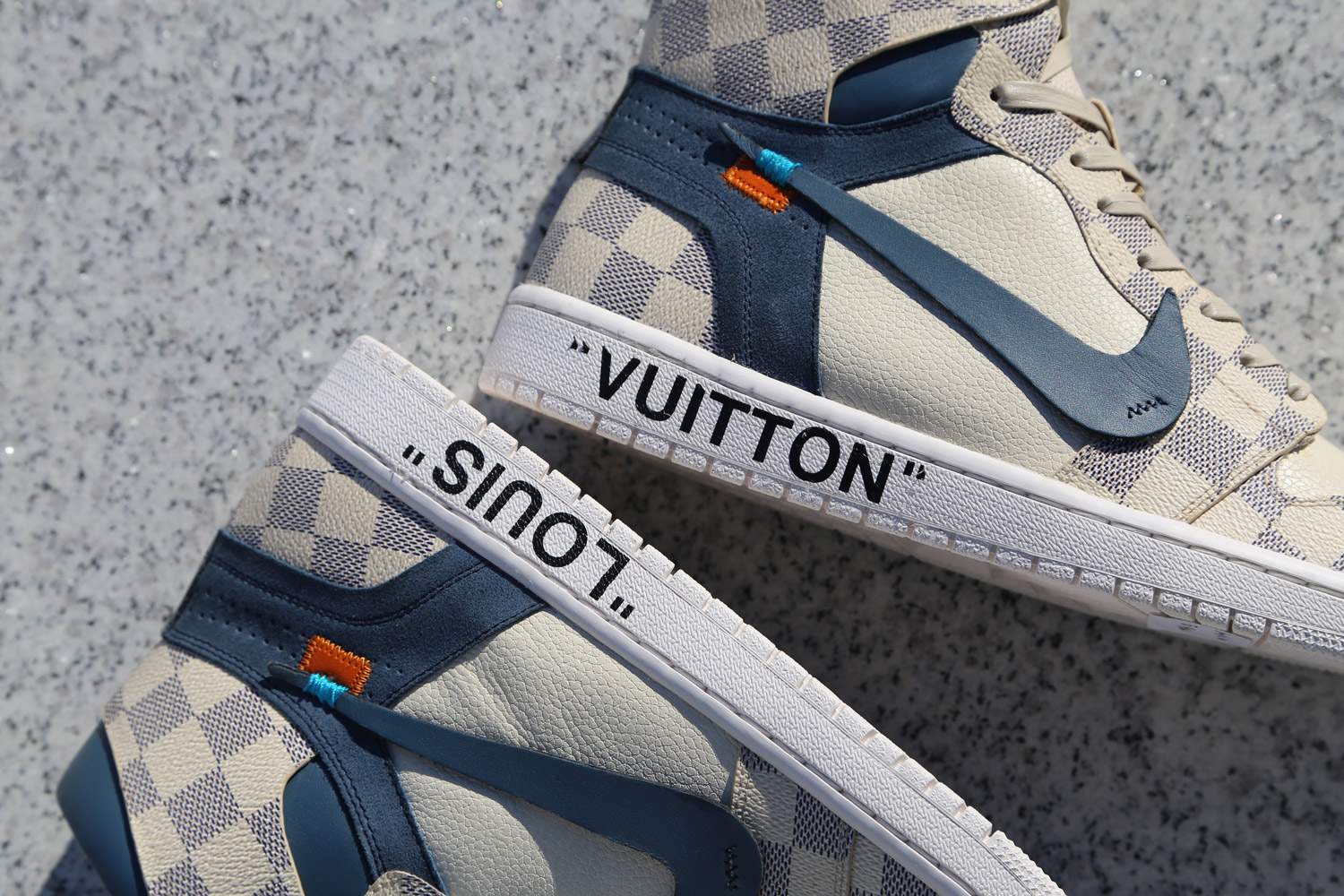 Ceeze's Louis Vuitton x Air Jordan 1 Customs