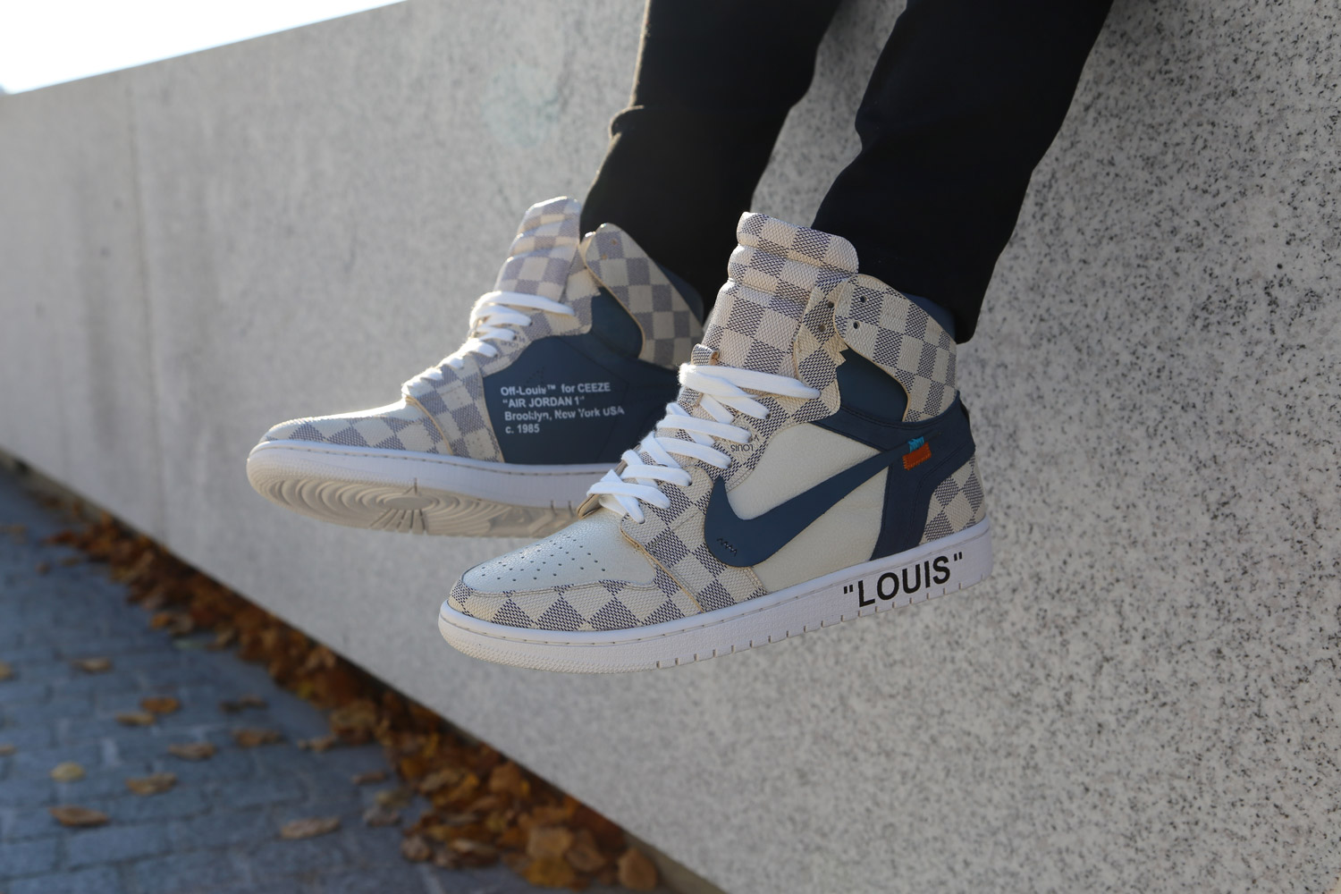 off louis for ceeze air jordan 1