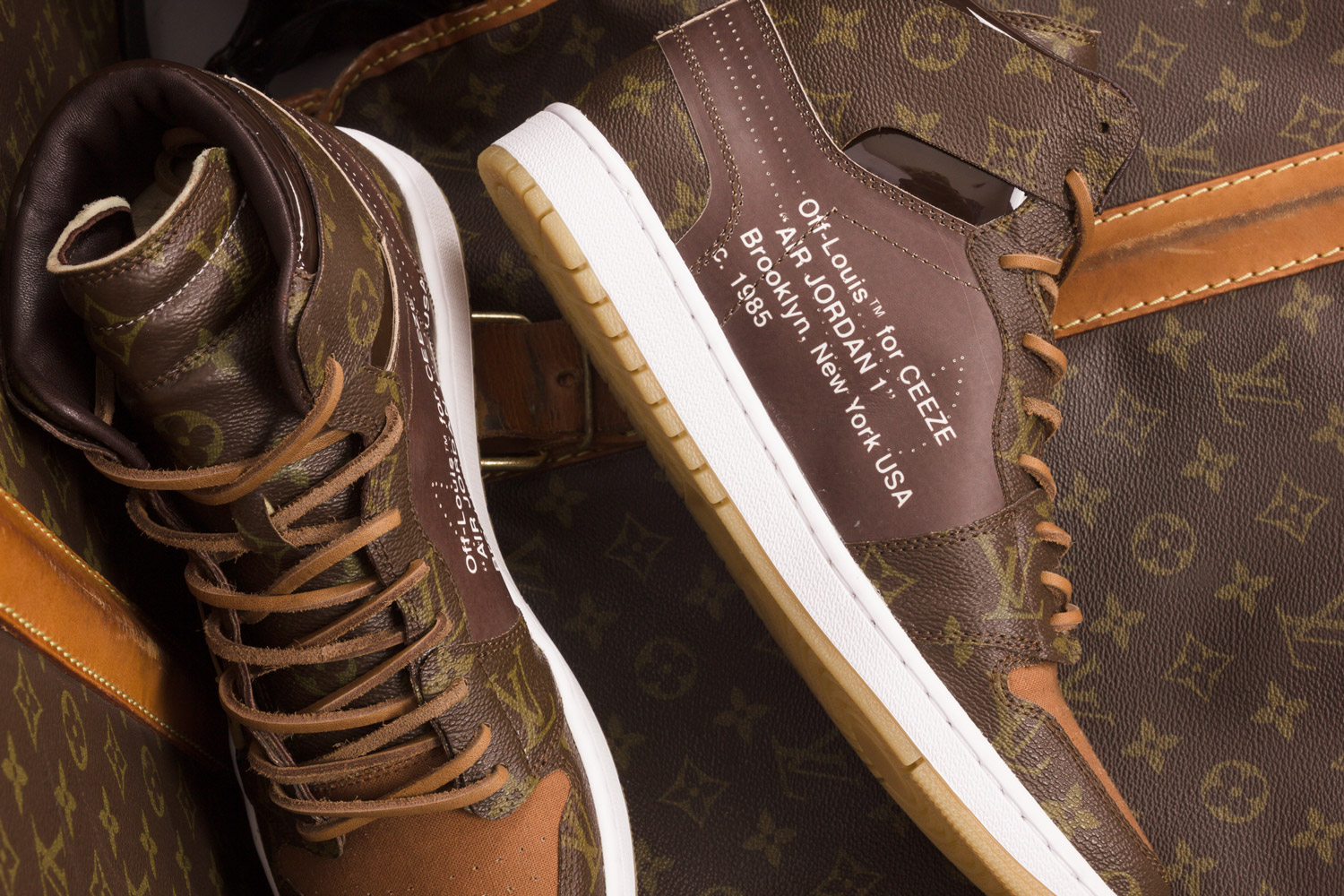 These Louis Vuitton OFF–WHITE x Nike Air Jordan 1s Are Next Level