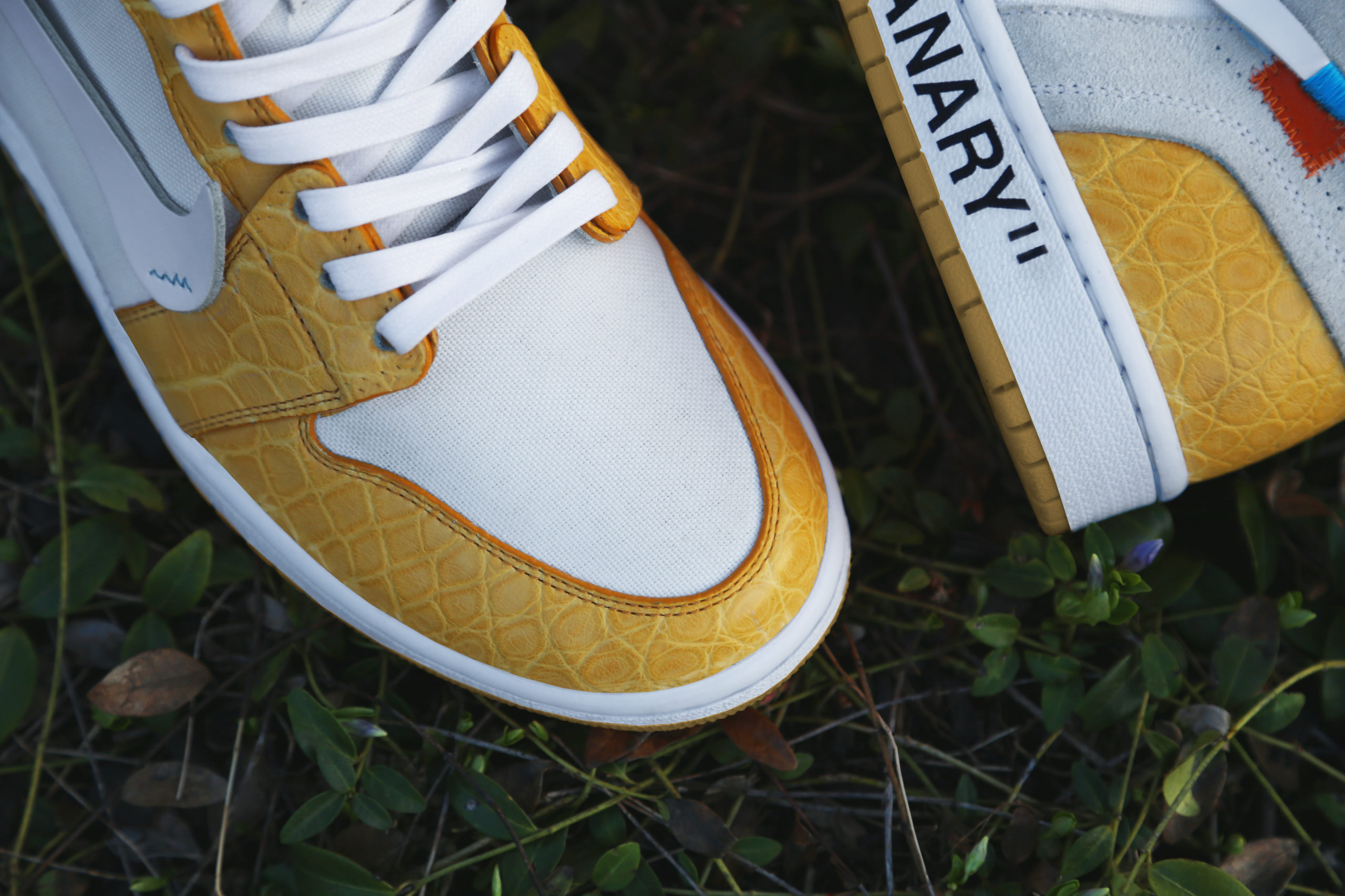 Canary OW Air Jordan 1 – Ceeze